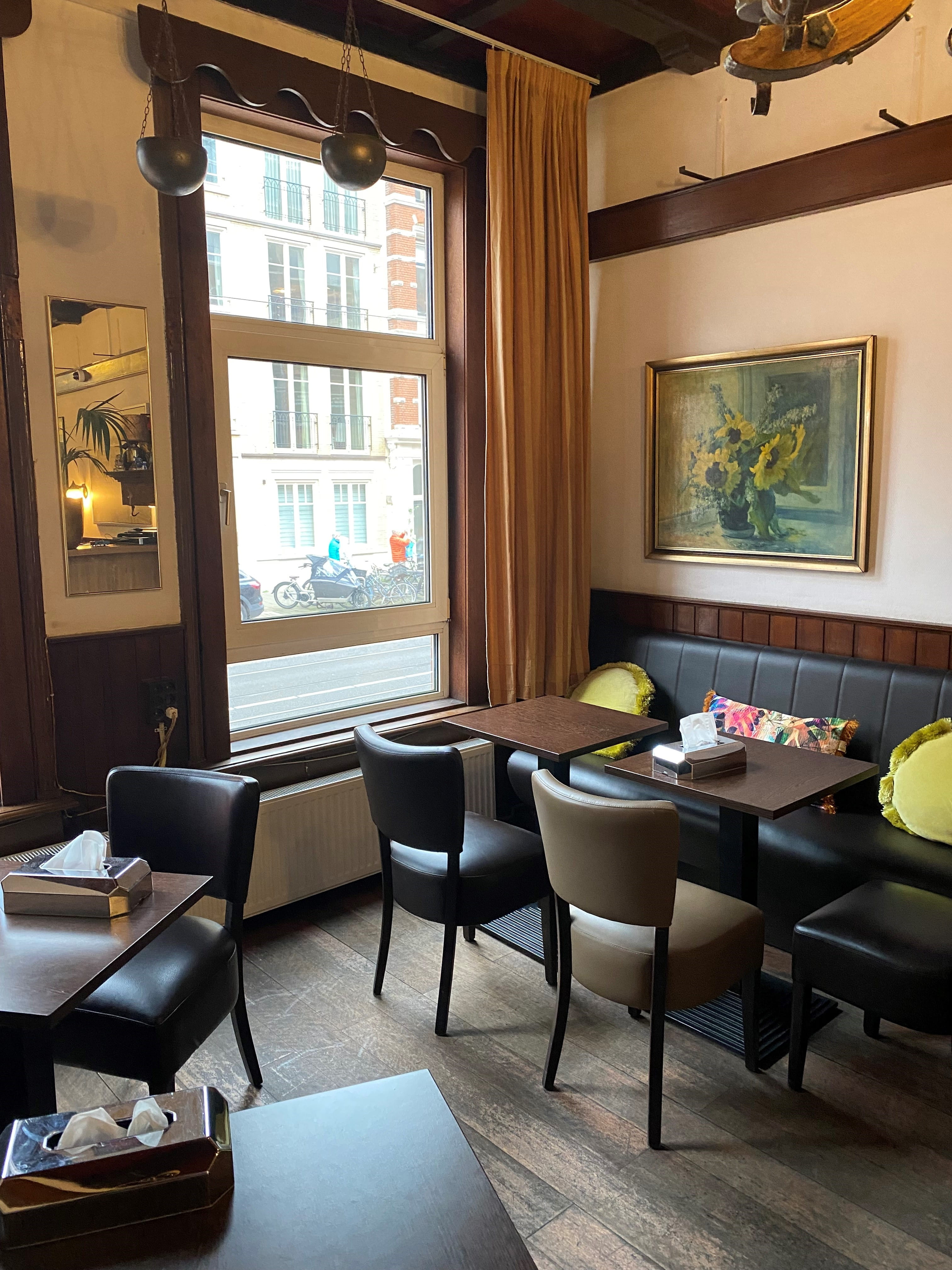 Hotel Lounge with Street View